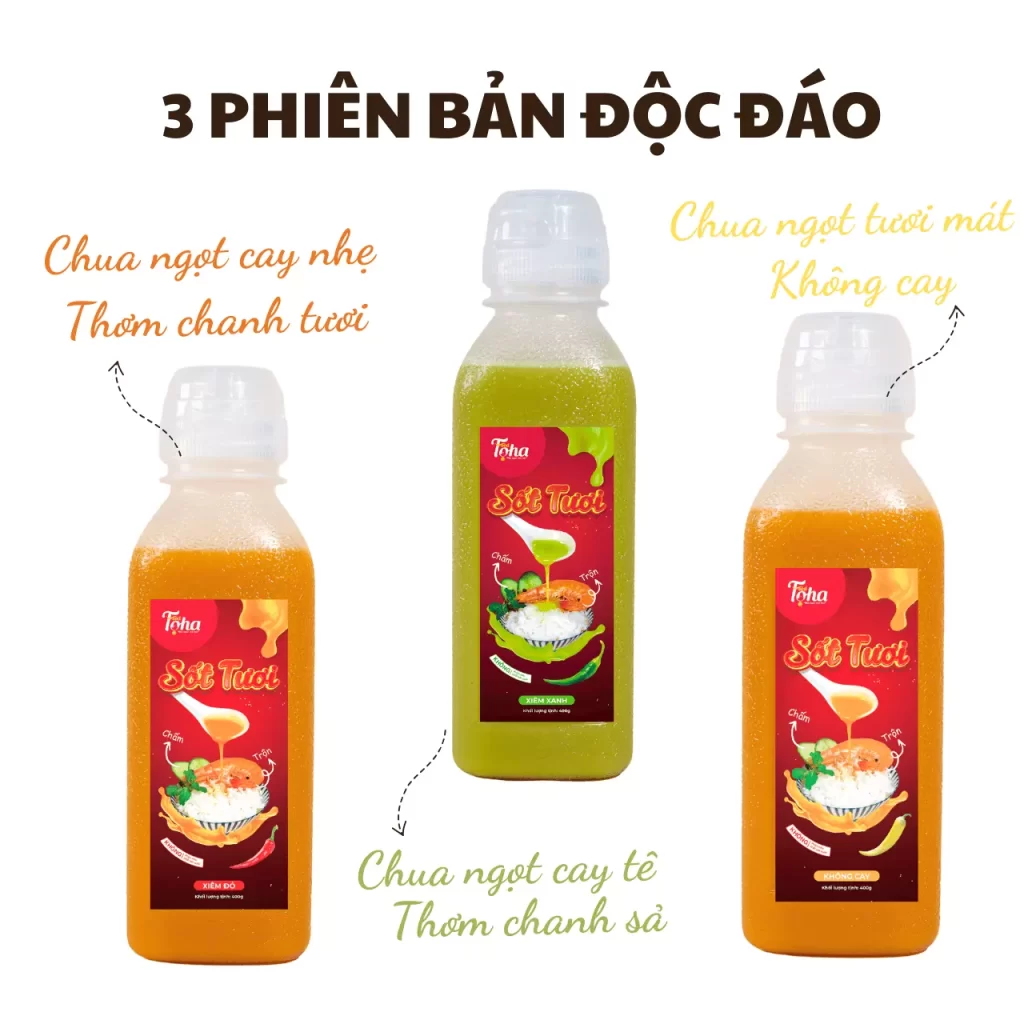 sot-tuoi-tohafood-3-phien-ban-doc-dao